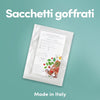 Kit 20pz Sacchetti Sottovuoto 25x35cm Per Congelatore Frigorifero Microonde Cottura