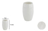 Porta Spazzolini Bicchiere Bianco Pelle Accessorio Arredo Da Bagno Elegante 87787