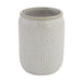 Bicchiere Porta Spazzolini Dentifricio Arredo Da Bagno Bianco Design Etnico 87791