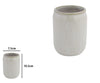 Bicchiere Porta Spazzolini Dentifricio Arredo Da Bagno Bianco Design Etnico 87791