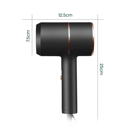 Asciugacapelli Phon Portatile Da Viaggio 3000 W 3 Velocità Funzione Caldo / Freddo