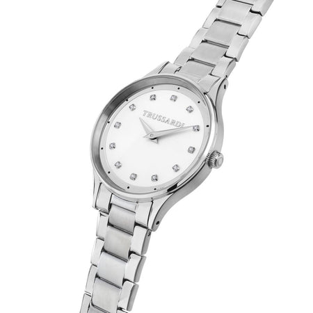 Trussardi T-Star – Orologio Donna Silver con Indici Cristallo (R2453152512)