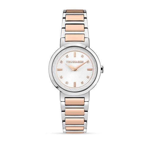 Trussardi T-Bridge – Orologio Donna Bicolore Silver Rose Gold (R2453171505)