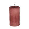 Candela in cera Aralis effetto laccato per decorazione interni