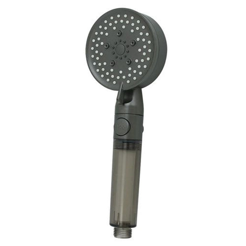 Doccetta Multigetto Soffione Doccia Filtrato Bagno Pulsante Moderno Filtro Grigio 87528