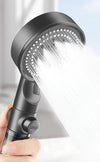 Doccetta Multigetto Soffione Doccia Filtrato Bagno Pulsante Moderno Filtro Grigio 87528