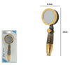 Doccetta Soffione Multigetto Doccia Bagno Bombata Con Pulsante Ventola Spirale 87531