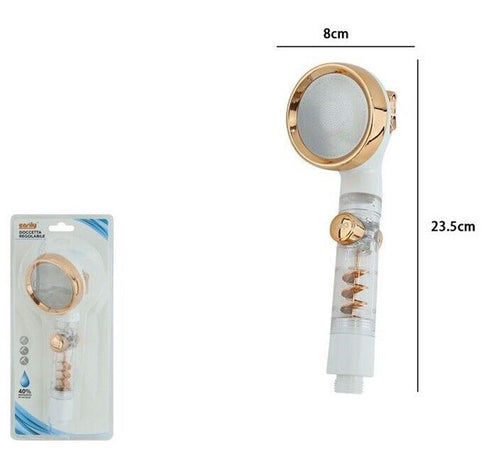 Doccetta Doccia Bagno Soffione Con Pulsante Stop Multigetto Ventola A Spirale 87532
