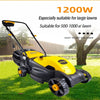 Tosaerba Elettrico 1200 W Taglio 32 Cm Capacità Cesto 30 Lt A Batteria Per Giardini
