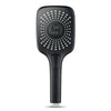 Soffione Multigetto Per Doccia Bagno Moderno Nero Doccetta In Abs Attacco 1/2 87128