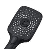 Soffione Multigetto Per Doccia Bagno Moderno Nero Doccetta In Abs Attacco 1/2 87128