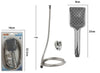 Kit Doccetta Doccino Soffione Rettangolare Doccia Bagno Con Laccio 1,8mt Staffa 69314