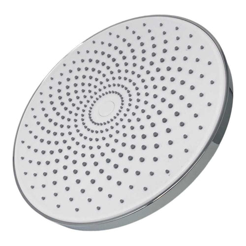 Soffione Per Doccia Bagno Rotondo 22 Cm In Abs Doccetta Cromato Attacco 1/2 79371