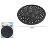 Soffione Doccia Tondo Nero 22.5cm In Abs Bagno Miscelatore Filtro Anticalcare 87131
