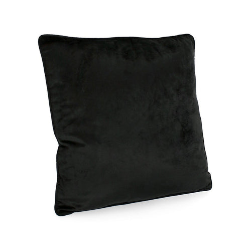 Cuscino Artemis in poliestere color nero decorazione natalizia per sedie e poltrone
