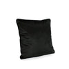 Cuscino Artemis in poliestere color nero decorazione natalizia per sedie e poltrone
