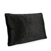 Cuscino Artemis in poliestere color nero decorazione natalizia per sedie e poltrone