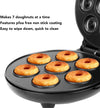 Mini Donut Maker 1000w Antiaderente Riscaldamento A Doppia Faccia Elettrico 7 Ciambelle