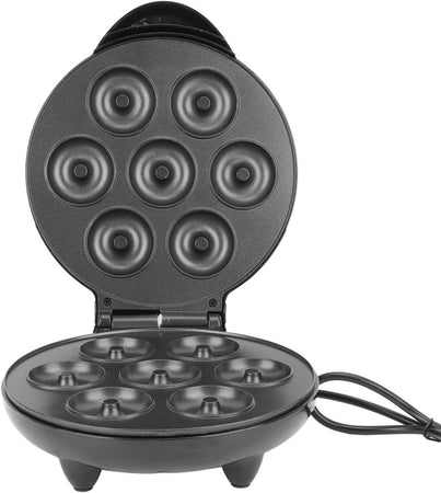 Mini Donut Maker 1000w Antiaderente Riscaldamento A Doppia Faccia Elettrico 7 Ciambelle