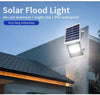 Faretto Luce Solare Con Pannello Fotovoltaico 300 W Ip65 Impermeabile Telecomando