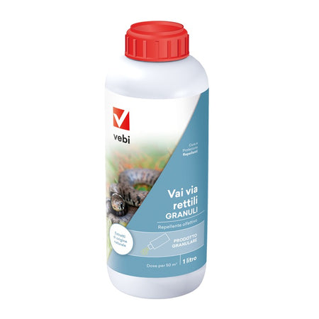 Vebi vai via rettili 1lt repellente naturale in granuli dose per 50 mq