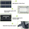Faretto Luce Solare Con Pannello Fotovoltaico 500w Ip65 Impermeabile Telecomando