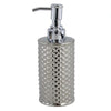 Dispenser Sapone Liquido Accessorio Bagno Silver Con Effetto Cuoricini Arredo 87817