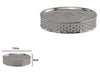 Piattino Porta Sapone Saponetta Accessorio Bagno Silver Con Effetto Cuoricini 87819