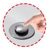 Tappo Per Lavandino Lavabo Universale Pop Up Cucina Bagno Filtro Di Scarico 87339