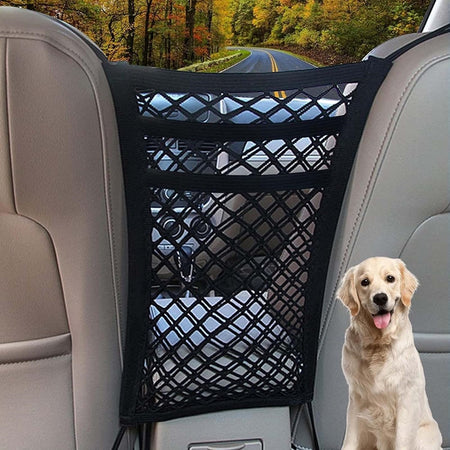 Organizzatore A Rete Per Auto A 3 Strati Per Cani Tra Sedili Posteriori Organizer