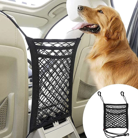 Organizzatore A Rete Per Auto A 3 Strati Per Cani Tra Sedili Posteriori Organizer