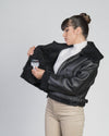 Marisol - Giacca Donna Nero in vero montone Shearling