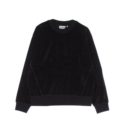 CARHARTT WIP Felpa Girocollo Donna W Silverton Sweat Black da donna