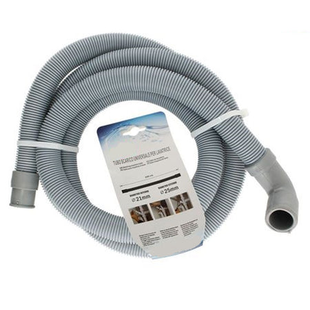 Tubo Di Scarico Universale Per Lavatrice Lavastoviglie Da 250 Cm Corrugato 59055