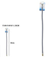 Tubo Flessibile Flessibili Rubinetto Miscelatore Acqua 50 Cm F3/8 X M10/1 87375