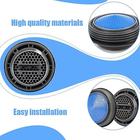 Set 4pz Aeratore Per Rubinetto M24 24mm Filtro Acqua Rompigetto Per Cucina Bagno