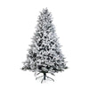 Albero di Natale innevato Frejus in PE Effetto Real Touch + PVC + Flock