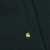 CARHARTT WIP Pantalone Tuta Felpato Uomo Chase Sweat Pant Frasier/gold da uomo