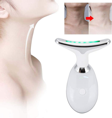 Massaggiatore Viso Collo Fronte Dispositivo Facciale Ricaricabile 3 Modalità Usb