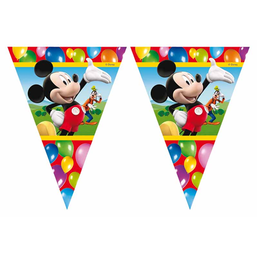 1 FESTONE BANDIERINE TEMA TOPOLINO 3MT***