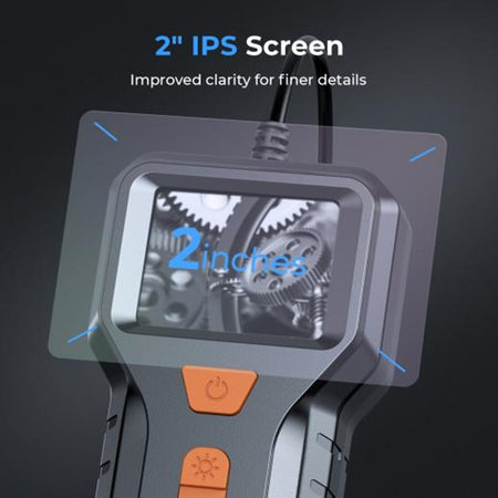 Telecamera Endoscopica Ispezione Cavo 5mt Immagine 1080p Batteria 2600mah 8 Led