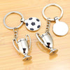 Set 12 Pz Portachiavi Da Calcio Con Pallone Coppa Per Uomo Donna Sportivo Bomboniere