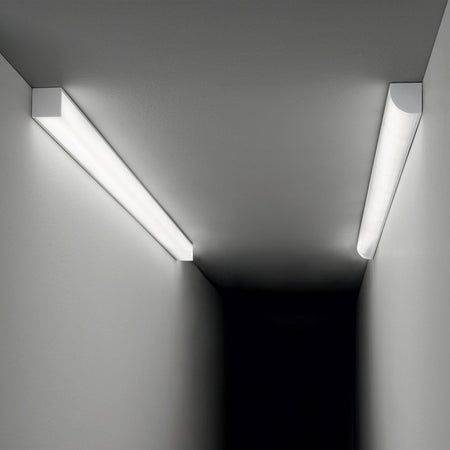 Profilo Ang Tondo Slot Alluminio-Materie Plastiche Bianco 300Cm D16X16