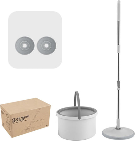 Set Scopa Secchio Igienico Mani Libere Sistema Pulizia Pavimenti Capacità 2,5 Lt