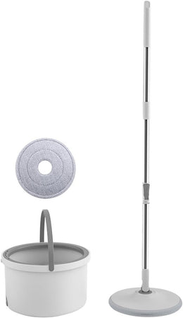 Set Scopa Secchio Igienico Mani Libere Sistema Pulizia Pavimenti Capacità 2,5 Lt