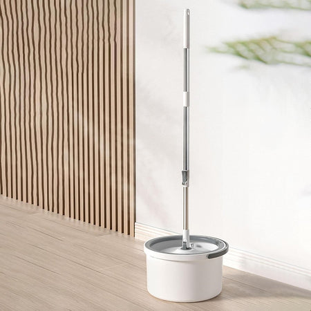 Set Scopa Secchio Igienico Mani Libere Sistema Pulizia Pavimenti Capacità 2,5 Lt