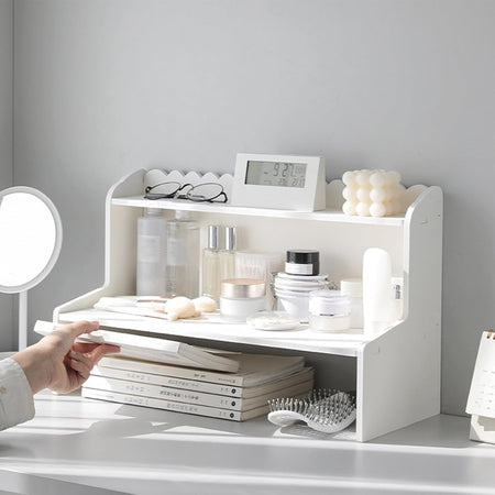 Espositore Da Tavolo In Legno Scaffale Multistrato Per Cosmetici Organizzatore