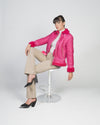 Matilde - Giacca Donna Rosa in vero montone Shearling