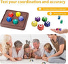 Gioco Gonggi Korean Game Bambini Adulti Con Pietre Colorate Divertimento Coordinazione