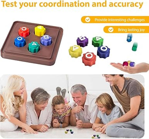Gioco Gonggi Korean Game Bambini Adulti Con Pietre Colorate Divertimento Coordinazione